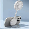 Mini Magnetic Fan, Portable Folding Small Fan, Suitable for iPhone and Magnetic Phones and Magnetic Phone Cases
