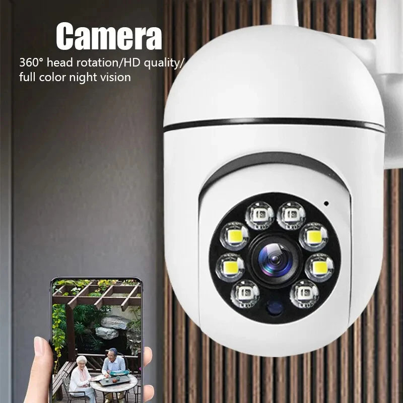 Wall-WiFi Camera 1080P HD Night Vision 2.4G hotspot 360° Rotate Anti-theft Monitor Security Surveillance Smart Camera for Phone